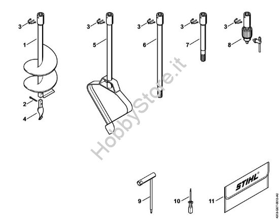 Trapani, utensili, optionals BT 130 BT 130 brand Stihl